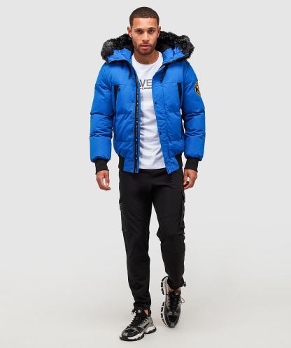 Royal Aylmer Kirpi Kürk Kapşonlu Bomber Ceket Alessandro Zavetti