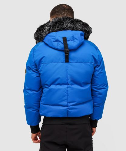 Royal Aylmer Kirpi Kürk Kapşonlu Bomber Ceket Alessandro Zavetti