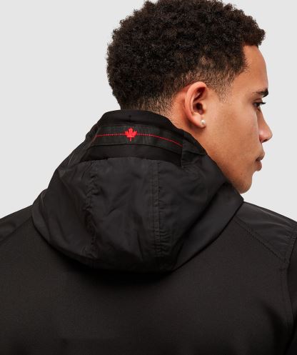 Alessandro Zavetti Siyah Levito Tepegöz Kapşonlu