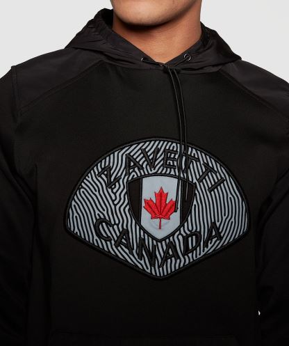 Alessandro Zavetti Siyah Levito Tepegöz Kapşonlu