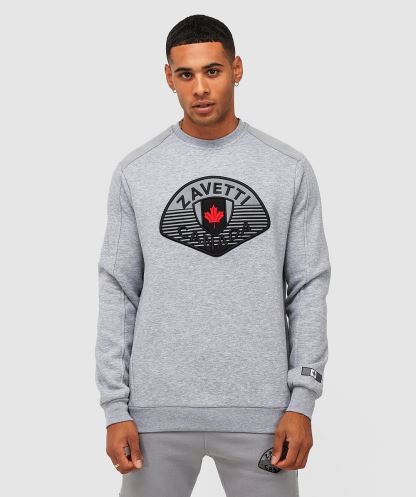 Gri Kırçıllı Botticini 2 Ton Sweatshirt Alessandro Zavetti