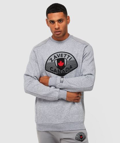 Gri Kırçıllı Botticini 2 Ton Sweatshirt Alessandro Zavetti