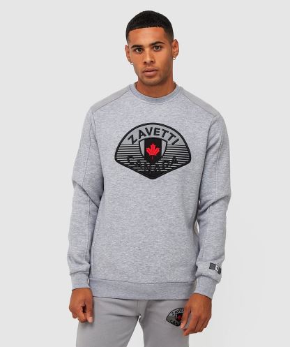 Gri Kırçıllı Botticini 2 Ton Sweatshirt Alessandro Zavetti