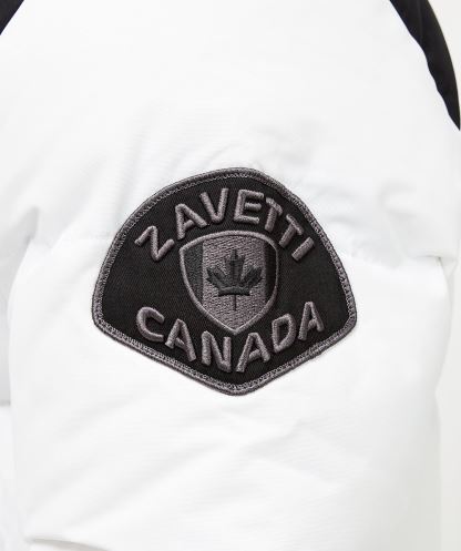 Beyaz Orford Kirpi Parka Ceket Alessandro Zavetti