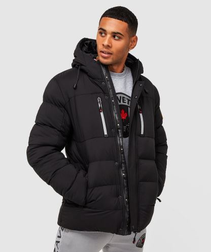 Atlin şişme Ceket Alessandro Zavetti Siyah