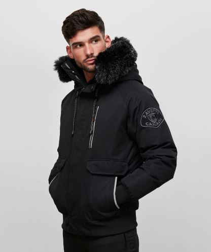 Alessandro Zavetti Obella Reflektörlü Parka Siyah