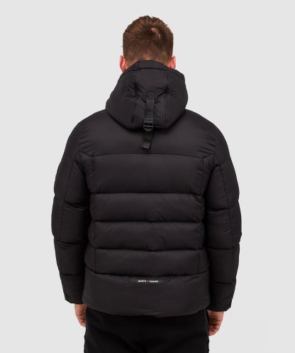 Siyah Alessandro Zavetti Malvini 3.0 şişme Mont