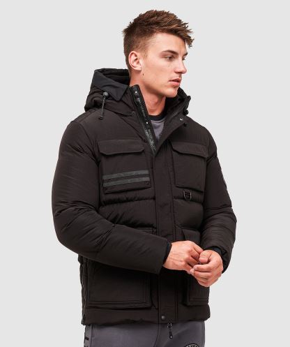 Siyah Donevan şişme Mont Alessandro Zavetti