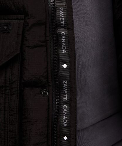 Siyah Donevan şişme Mont Alessandro Zavetti