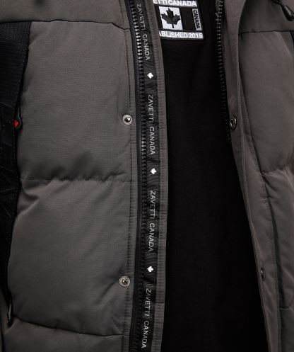 Alessandro Zavetti Aylmer Kirpi Kürk Kapşonlu Bomber Ceket Asfalt