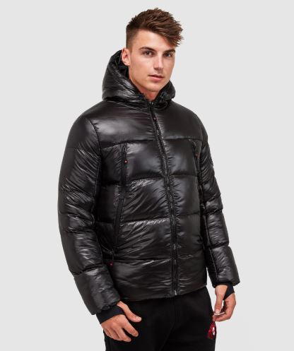 Siyah Malvini 2.0 Parlak Kirpi Ceket Alessandro Zavetti