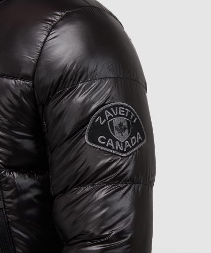 Siyah Malvini 2.0 Parlak Kirpi Ceket Alessandro Zavetti