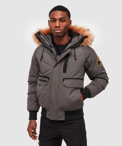 Abelli 2.0 Kapüşonlu Bomber Ceket Alessandro Zavetti Stone