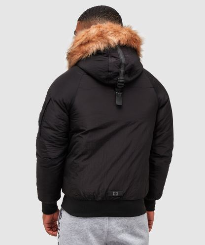 Siyah Carrick Kirpi Bomber Ceket Alessandro Zavetti