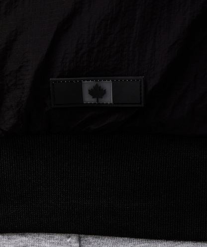 Siyah Carrick Kirpi Bomber Ceket Alessandro Zavetti