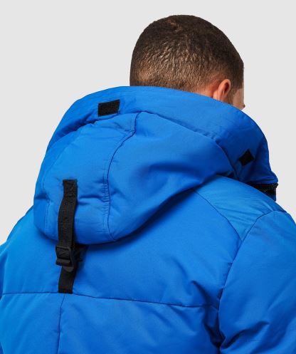 Aylmer Kirpi Kürk Kapüşonlu Bomber Ceket Alessandro Zavetti Siyah