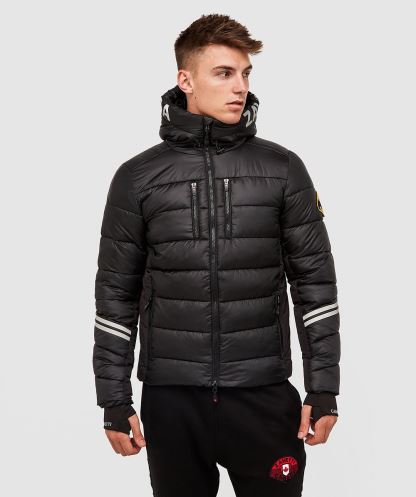 Siyah Pollux şişme Ceket Alessandro Zavetti