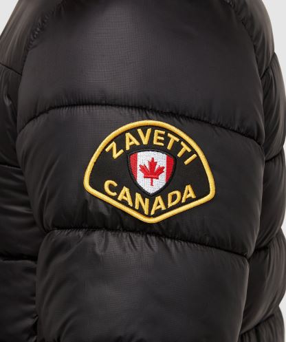 Siyah Pollux şişme Ceket Alessandro Zavetti