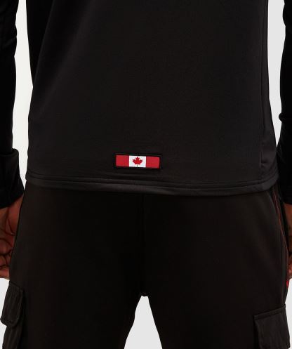 Rivelini çeyrek Fermuarlı Tişört Alessandro Zavetti Asfalt