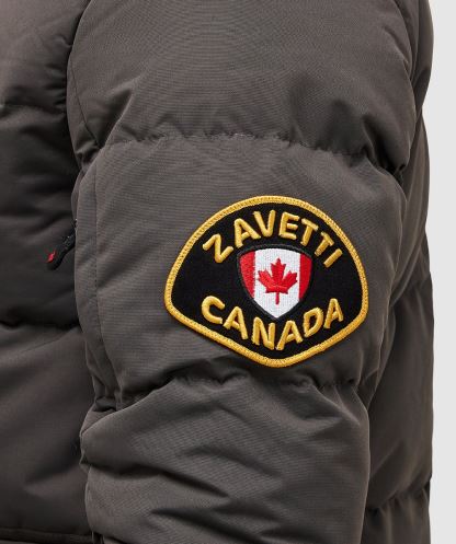 Alessandro Zavetti Gri Coderre Kirpi Parka Ceket