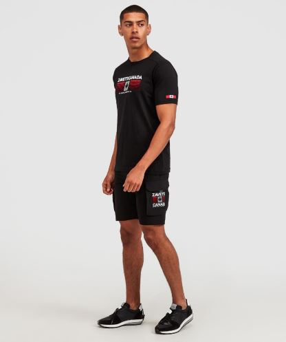 Alessandro Zavetti Lacivert Ovello 2.0 Dokuma Kargo şort