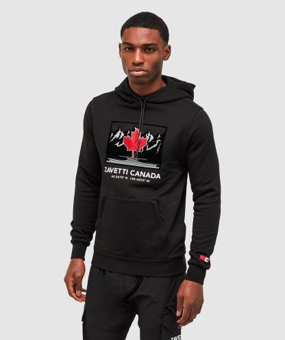 Alessandro Zavetti Logan Tepeli Kapşonlu Simsiyah