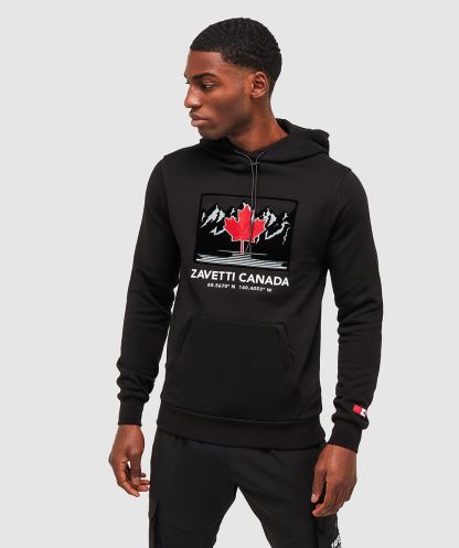 Alessandro Zavetti Logan Tepeli Kapşonlu Simsiyah