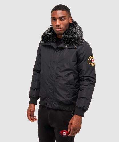 Alessandro Zavetti Siyah Valter Bomber Ceket