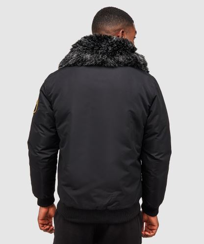 Alessandro Zavetti Siyah Valter Bomber Ceket