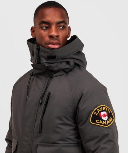 Abelli Tech Kürk Kapüşonlu Bomber Ceket Alessandro Zavetti Grey