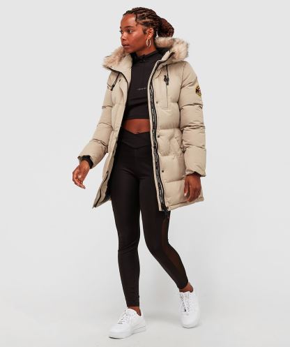 Alessandro Zavetti Kadın Goshawa Kirpi Parka Ceket Siyah