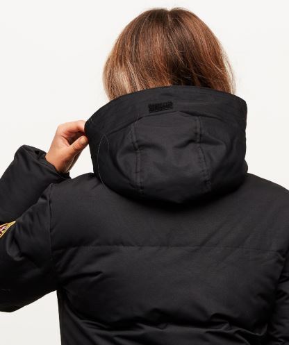 Alessandro Zavetti Kadın Goshawa Kirpi Parka Ceket Siyah