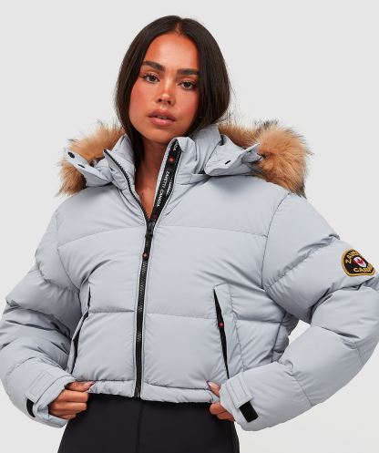 Kadın Bellucci 2.0 Crop Ceket Alessandro Zavetti Grey