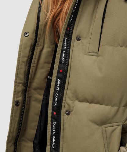 Alessandro Zavetti Stone Kadın Goshawa Kirpi Parka Ceket