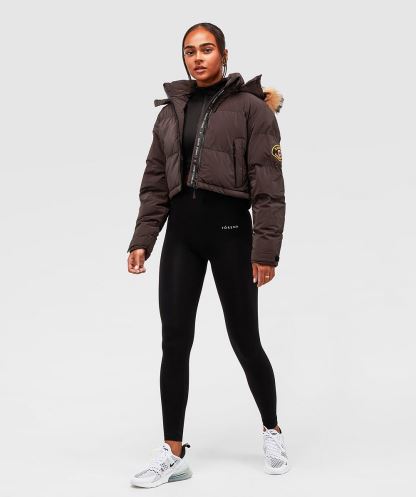 Alessandro Zavetti Kadın Bellucci 2.0 Crop Ceket Siyah