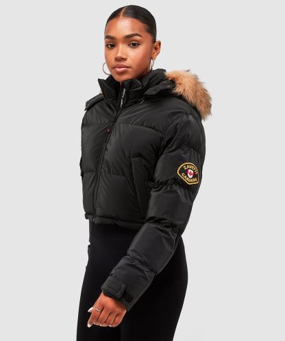 Alessandro Zavetti Kadın Bellucci 2.0 Crop Ceket Siyah