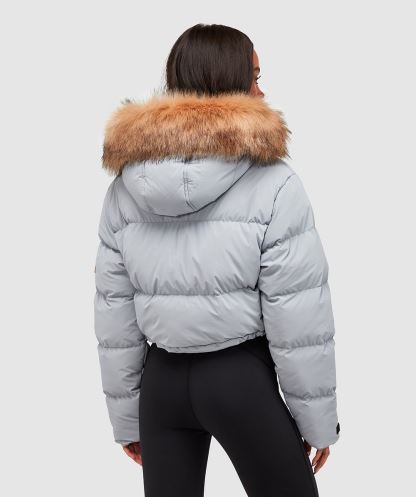 Kadın Bellucci 2.0 Crop Ceket Alessandro Zavetti Kahverengi