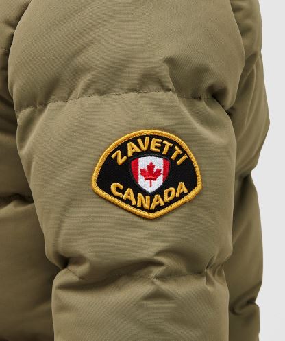 Kadın Goshawa Kirpi Parka Ceket Yeşil Alessandro Zavetti