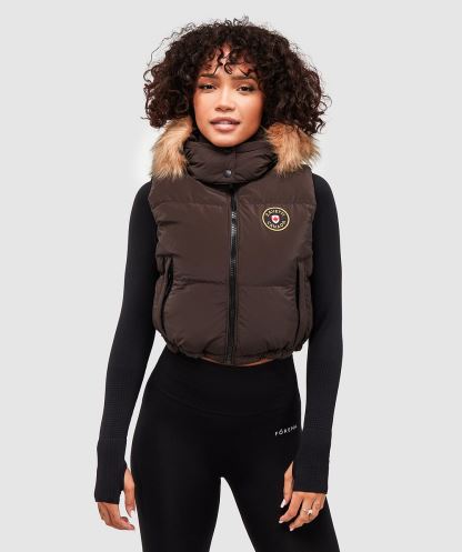 Alessandro Zavetti Kahverengi Kadın Bellucci 2.0 Crop Jile