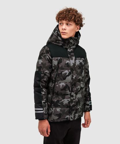 Siyah Alessandro Zavetti Junior Vurbo 2.0 Kirpi Parka Ceket