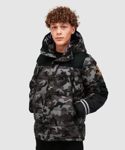 Siyah Alessandro Zavetti Junior Vurbo 2.0 Kirpi Parka Ceket