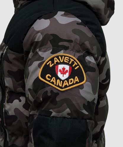 Siyah Alessandro Zavetti Junior Vurbo 2.0 Kirpi Parka Ceket