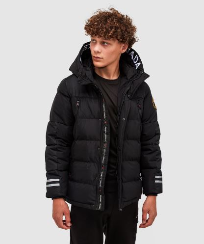 Siyah Alessandro Zavetti Junior Vurbo 2.0 Kirpi Parka Ceket